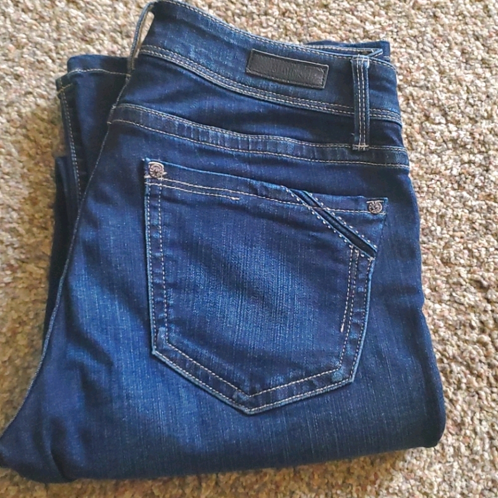 Buckle black jeans